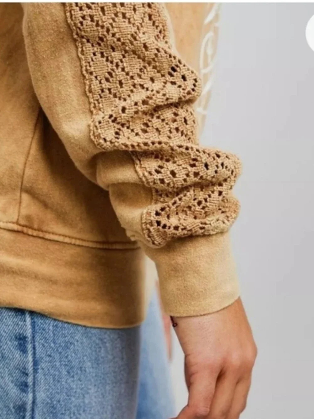 NWT! Buckle Affliction Summer Women's Studded Distressed Knit Canyon Hoodie XS